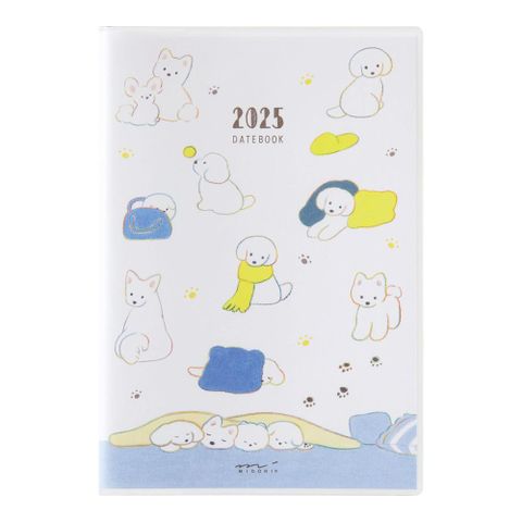 MIDORI POCKET DIARY 2025手帳(月單週)B6