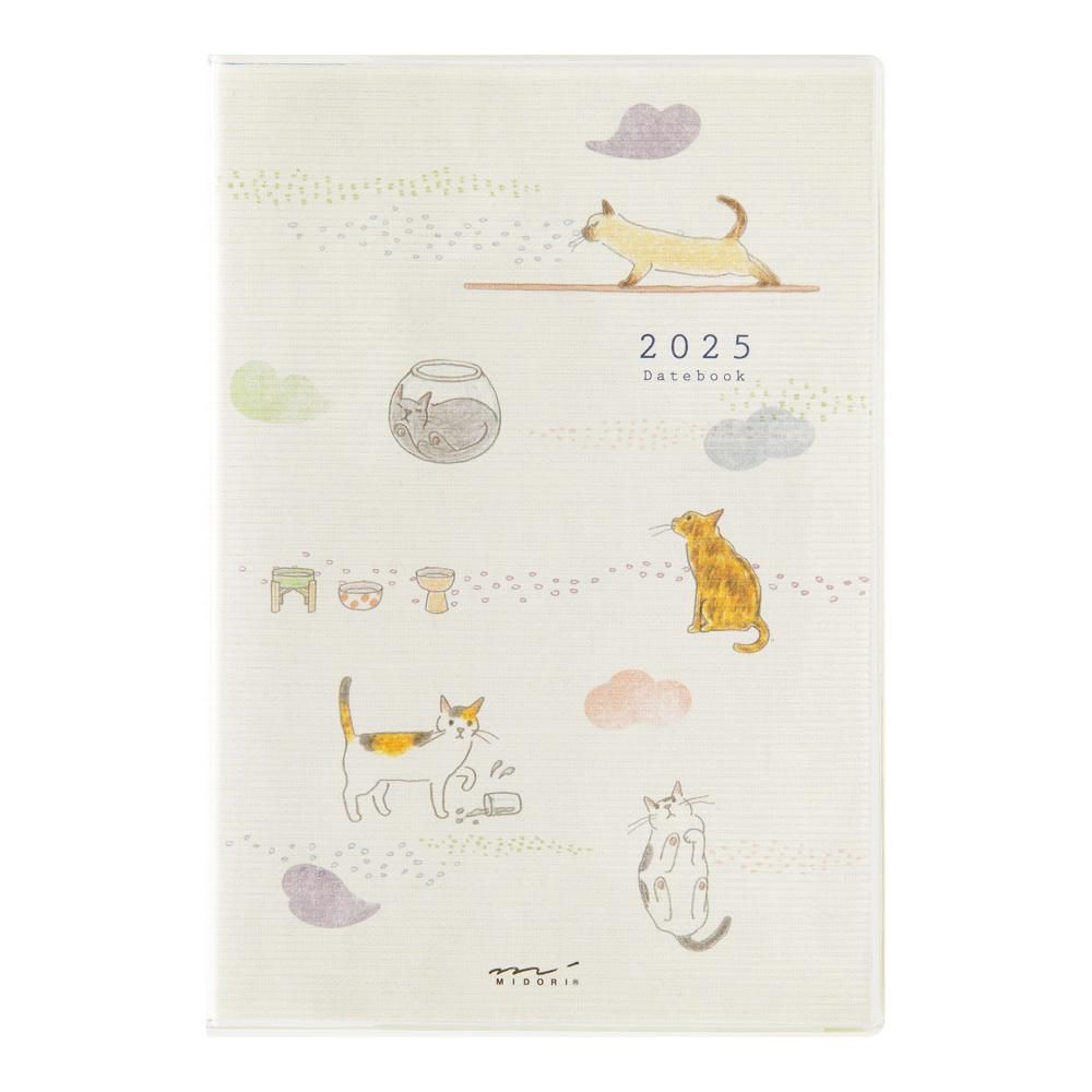 MIDORI POCKET DIARY 2025手帳(月單週)B6