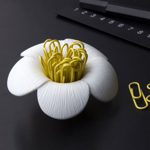 Qualy 山茶花 - 迴紋針組  Blossom : Magnetic Paper Clips Holder