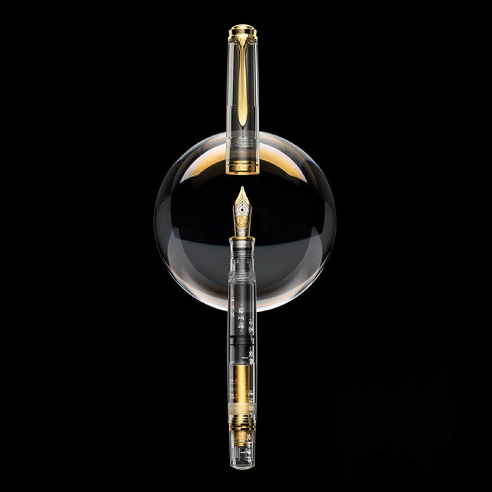 Pelikan 百利金   M800 鋼筆 透明示範筆 F