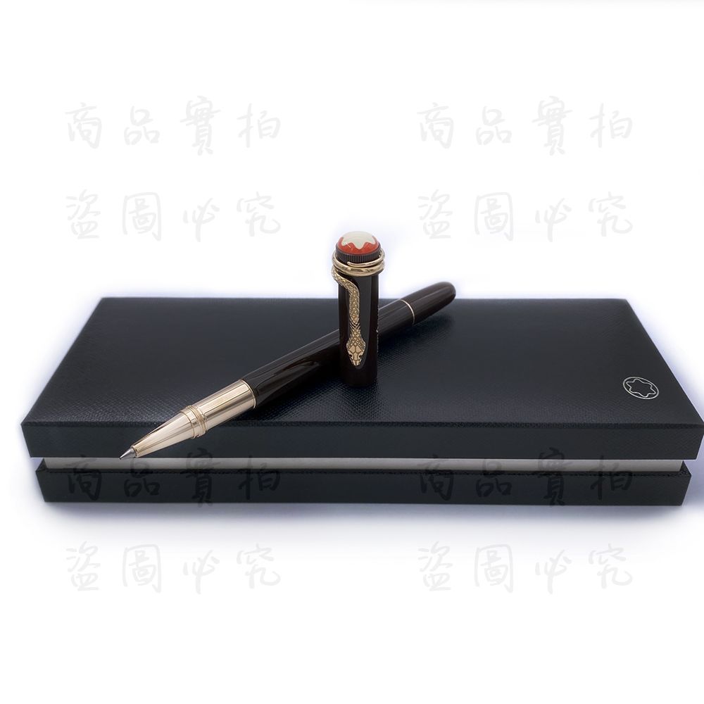 MONTBLANC 萬寶龍 傳承系列紅與黑特別版 棕色 鋼珠筆