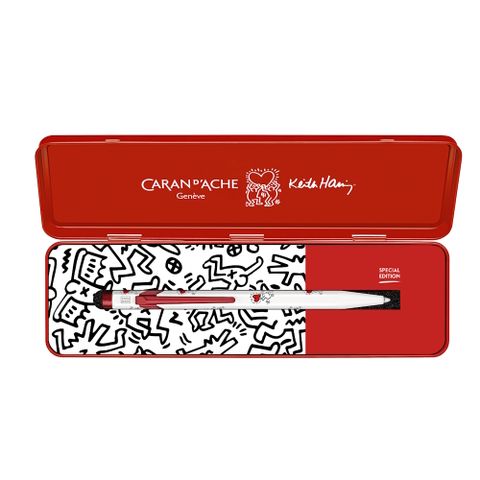 CARAN d’ACHE 卡達 Keith Haring 聯名 849 原子筆