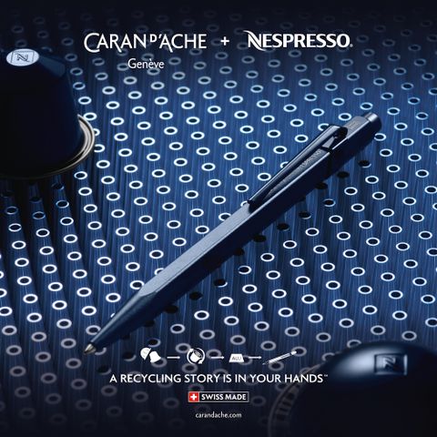 CARAN d'ACHE 瑞士卡達 CARAN dACHE 卡達849 原子筆 x Nespresso 限定款 》Kazaar 卡薩 (第 6 代)