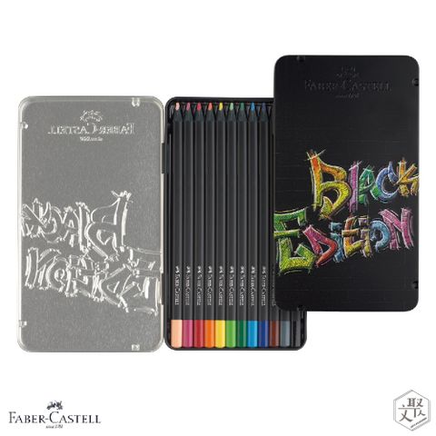 Faber-Castell 輝柏 Faber Castell  紅色系 黑旋風極軟 油性色鉛筆-12 色原廠正貨