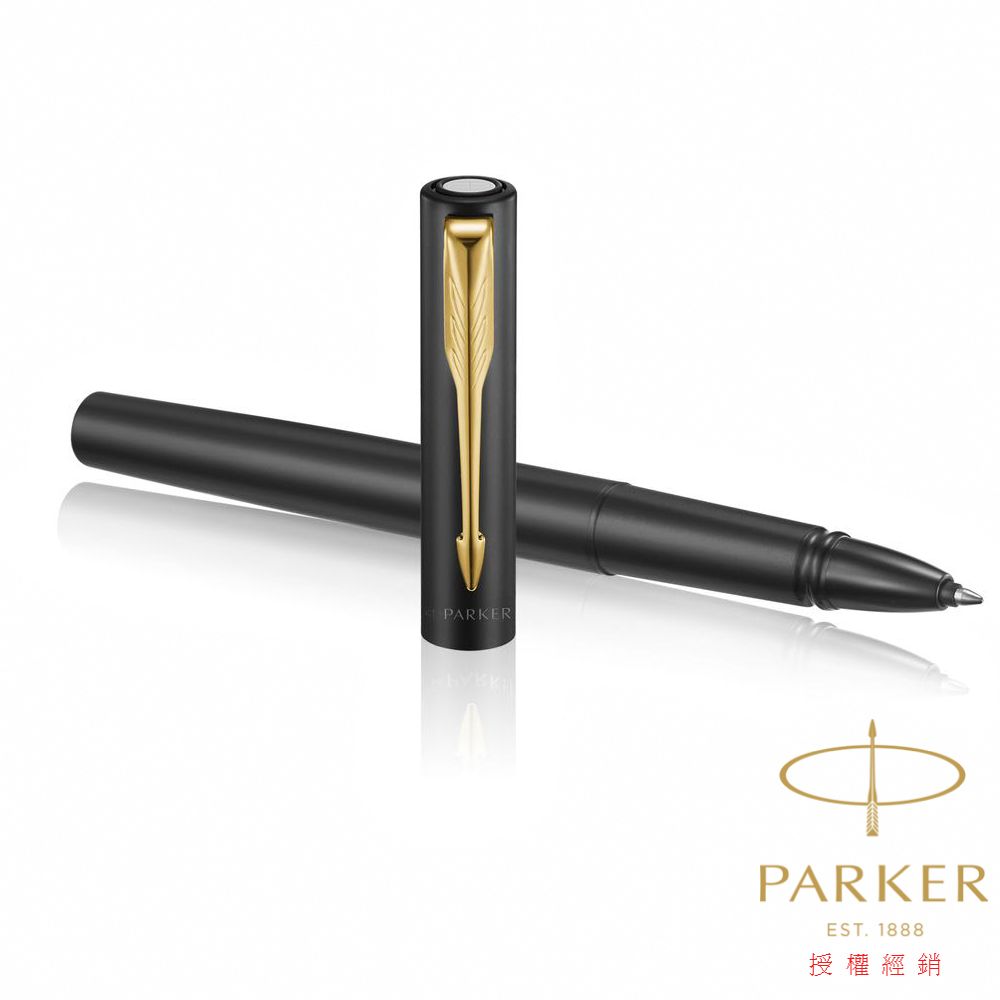 PARKER 派克 《威雅XL 黑桿金夾 鋼珠筆》【美國 】送禮自用兩相宜