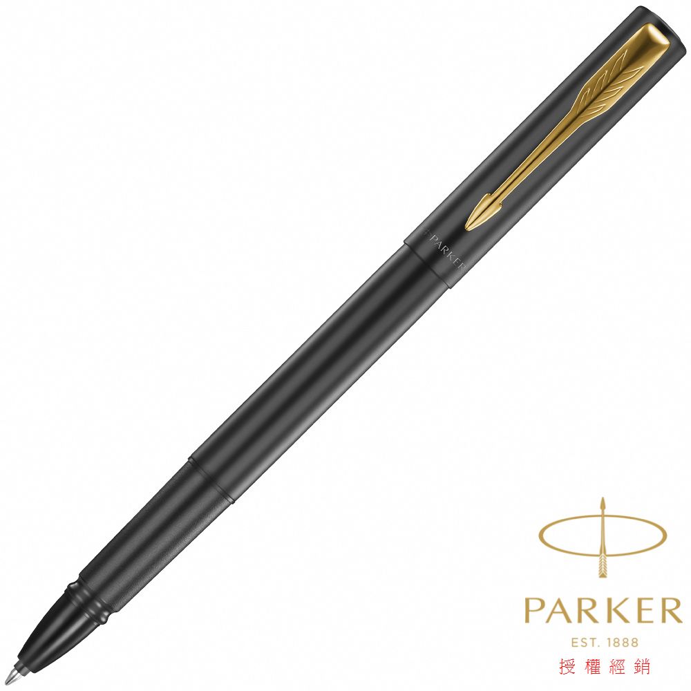 PARKER 派克 《威雅XL 黑桿金夾 鋼珠筆》【美國 】送禮自用兩相宜