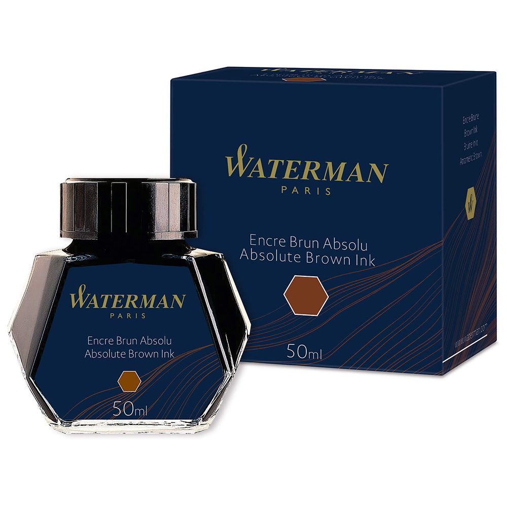 PARIS WATERMANPARISEncre Brun AbsoluAbsolute Brown InkEncre Brun AbsoluAbsolute Brown Ink50ml50ml