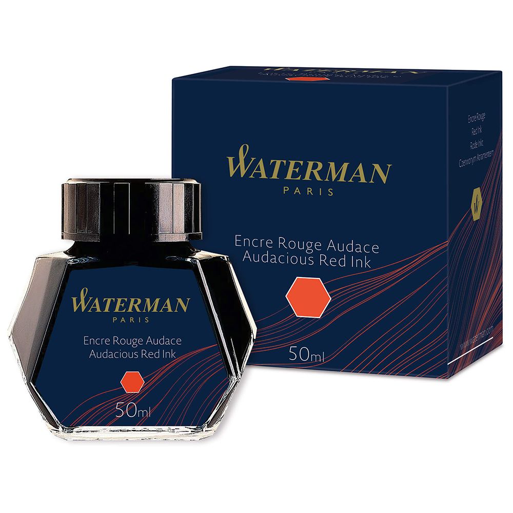 PARIS   WATERMANPARISEncre Rouge AudaceAudacious Red InkEncre Rouge AudaceAudacious Red Ink50ml