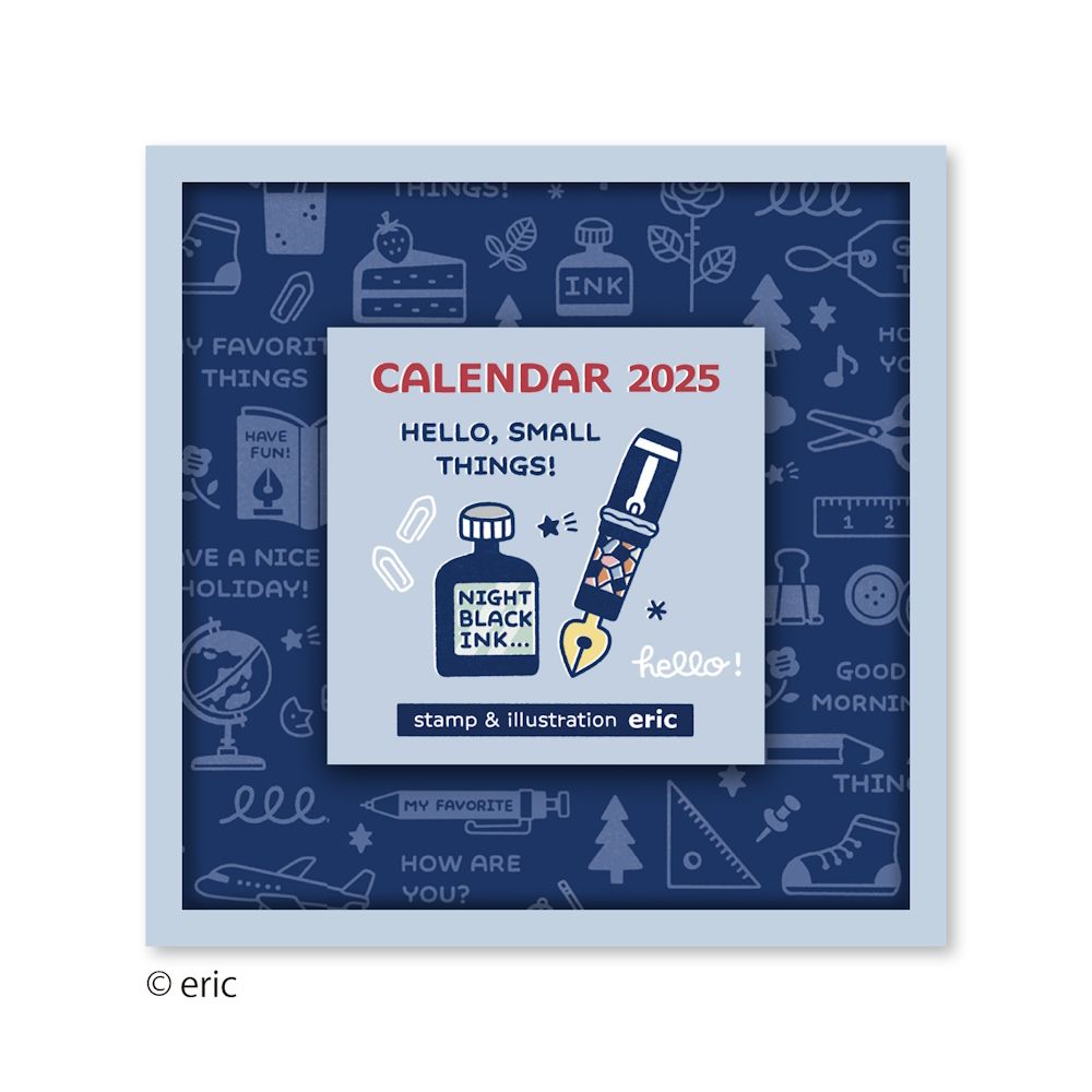  《2025 曆生活日曆》Eric 迷你日曆