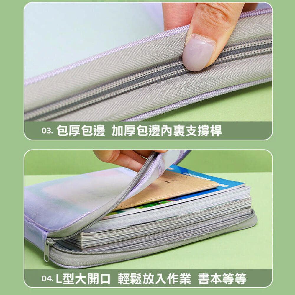  加厚 紗網 手提文件袋 5入