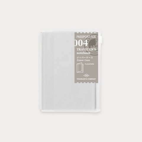 TRC TRAVELER’S notebook 護照尺寸配件 》004 夾鏈收納袋