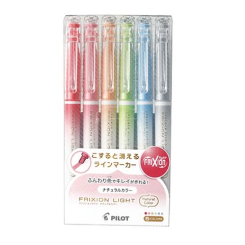 PILOT SFL60SLNS6 自然魔擦螢光 6色