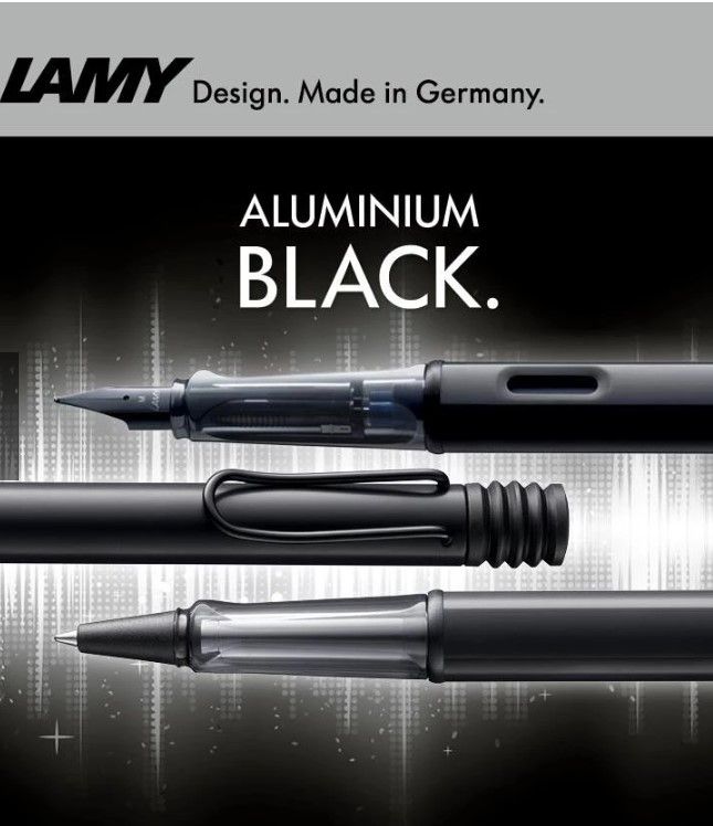 Design Made in GermanyALUMINIUMBLACK.