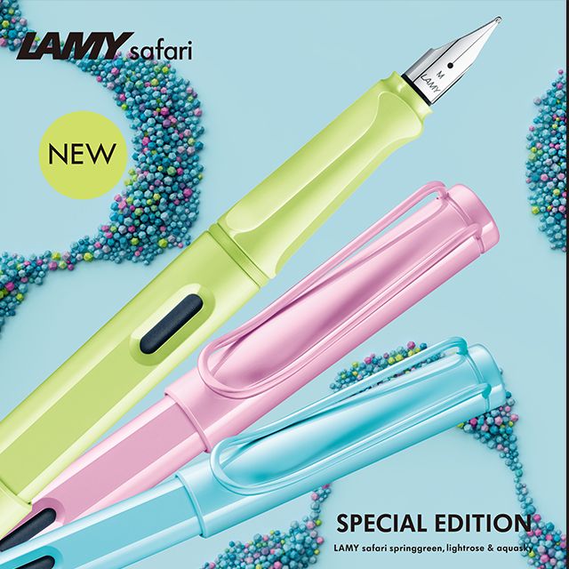 LAMY SAFARI 狩獵者系列 雙入筆套禮盒 - 春日藍 鋼筆 + 自動鉛筆