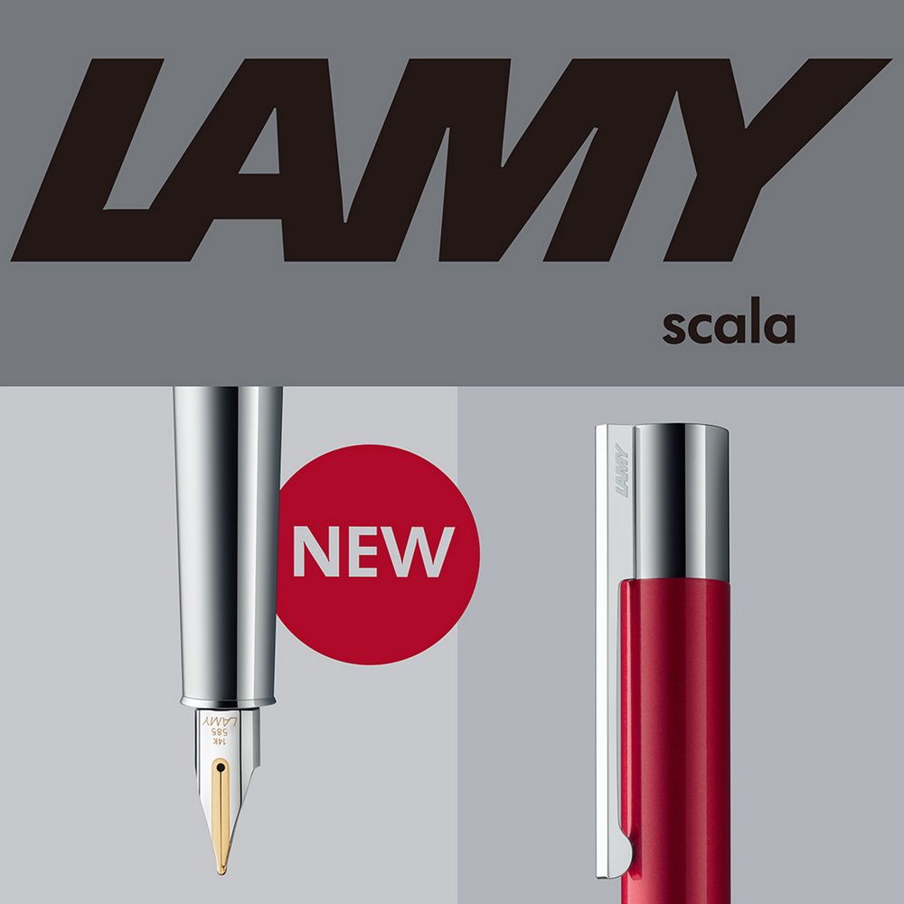 LAMY Scala 精粹系列 限量 鋼琴紅 鋼筆
