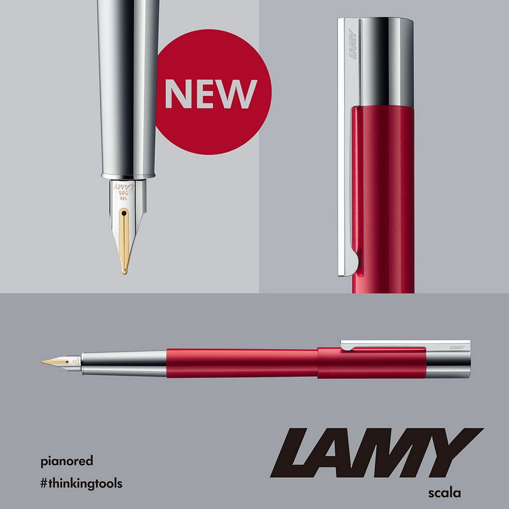 LAMY Scala 精粹系列 限量 鋼琴紅 鋼筆