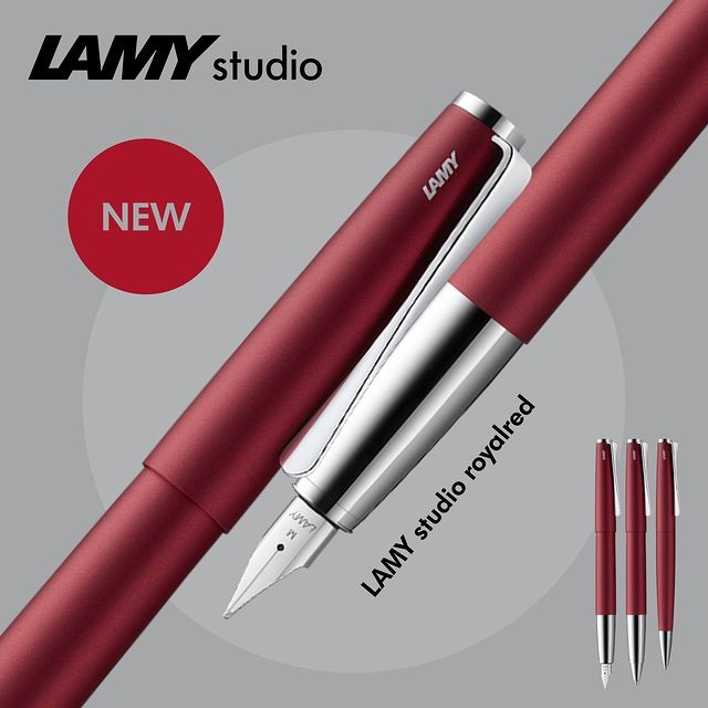 LAMY Studio royalred 系列 限量 鋼琴紅 原子筆