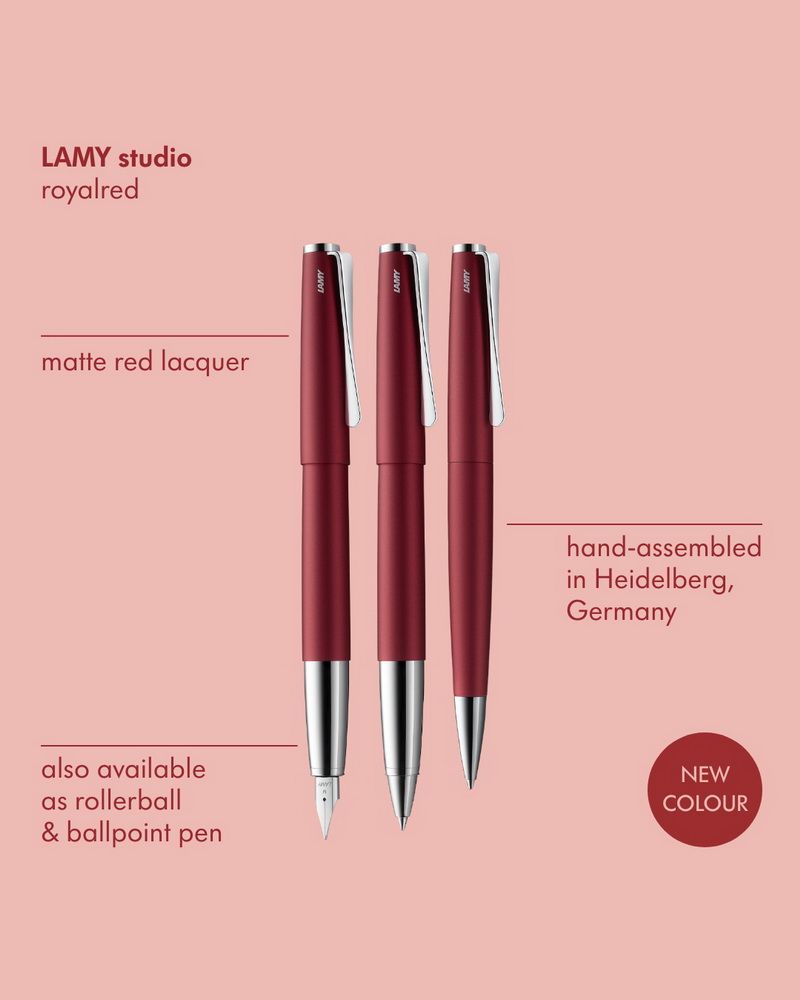 LAMY Studio royalred 系列 限量 鋼琴紅 原子筆