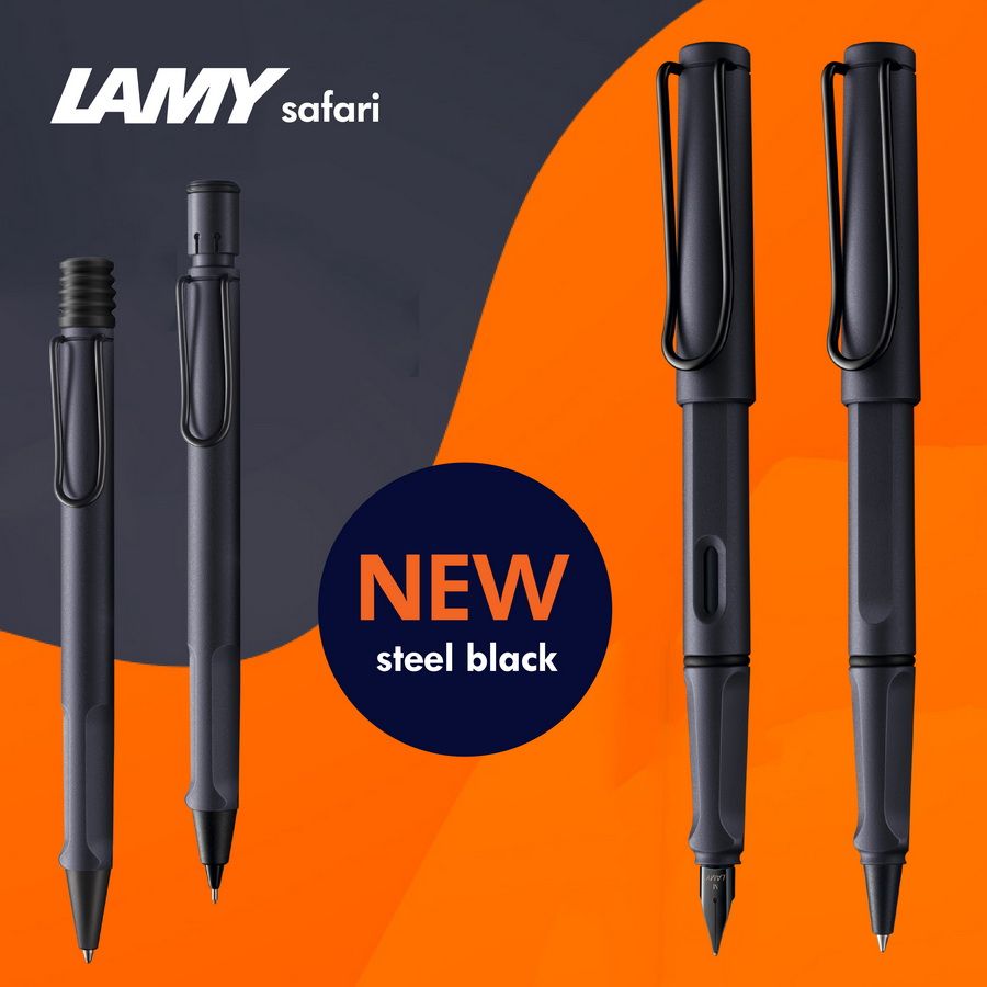 LAMY safariNEWsteel black