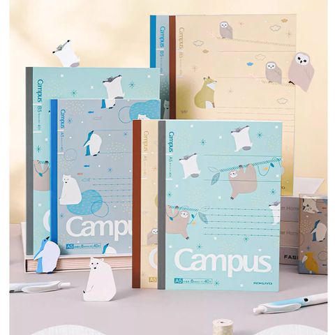 KOKUYO mofumofu Campus點線U罫筆記本 B5-3入