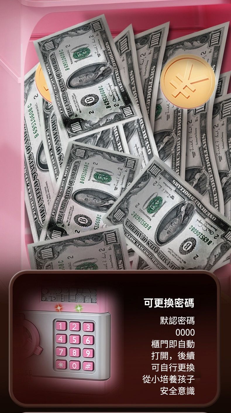 RS  STAS TE     869510608        869510608 C869510608 C NOTE     BB 69510608 C2ONE  22ONE UNDDOL22  HUNDREDD    LARSH  2   DOLLARS2B6951060802從小培養孩子安全意識可自行更換打開,後續櫃門即自動可更換密碼默認密碼0000