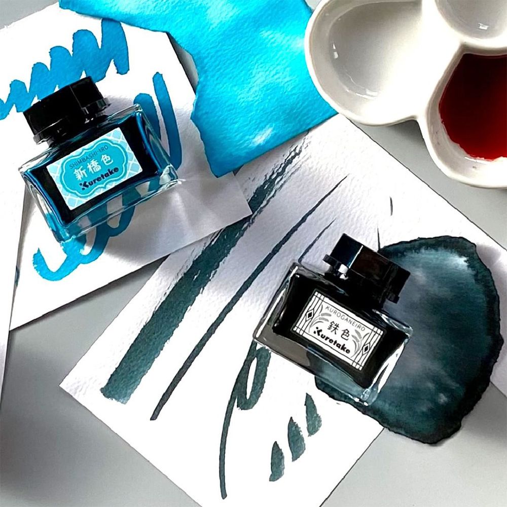 Kuretake 日本吳竹 ink-café 明治色彩鋼筆墨水 20ML 鐵色