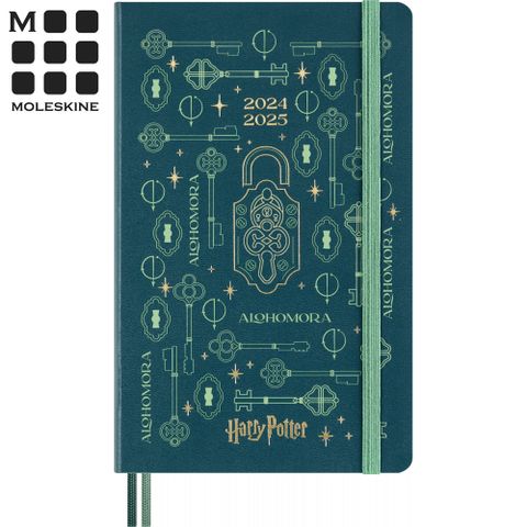 MOLESKINE 2024-25哈利波特限量週記手帳18M-開鎖咒(L型)