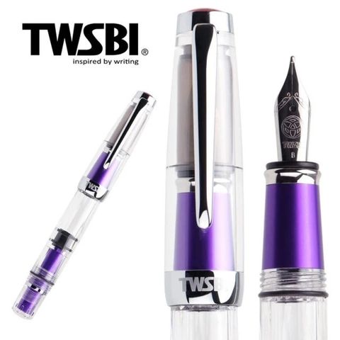 TWSBI 三文堂 Mini AL 系列鋼筆 陽極葡萄紫