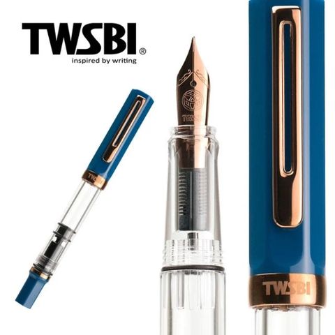 台灣 TWSBI 三文堂《ECO 系列鋼筆》靛藍 &amp; 古銅