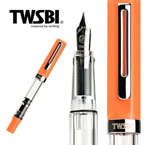 台灣 TWSBI 三文堂《ECO 系列鋼筆》柿紅