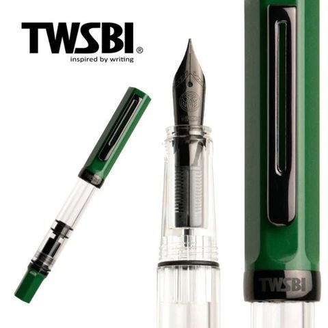 TWSBI 三文堂 《ECO 系列鋼筆》墨綠 & 黑鈦