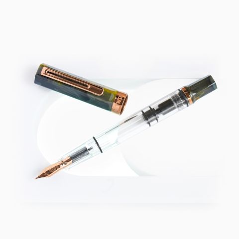 台灣 TWSBI 三文堂《ECO 系列鋼筆》石紋綠 & 古銅