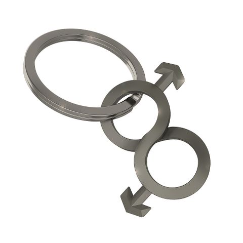 《比利時MTM》同性之愛鑰匙圈-男+男