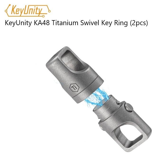 KeyUnity KA48SW 鈦旋轉鑰匙圈