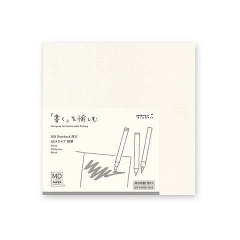 日本 MIDORI《MD Notebook Thick 厚口筆記本》A5 方形 / 空白