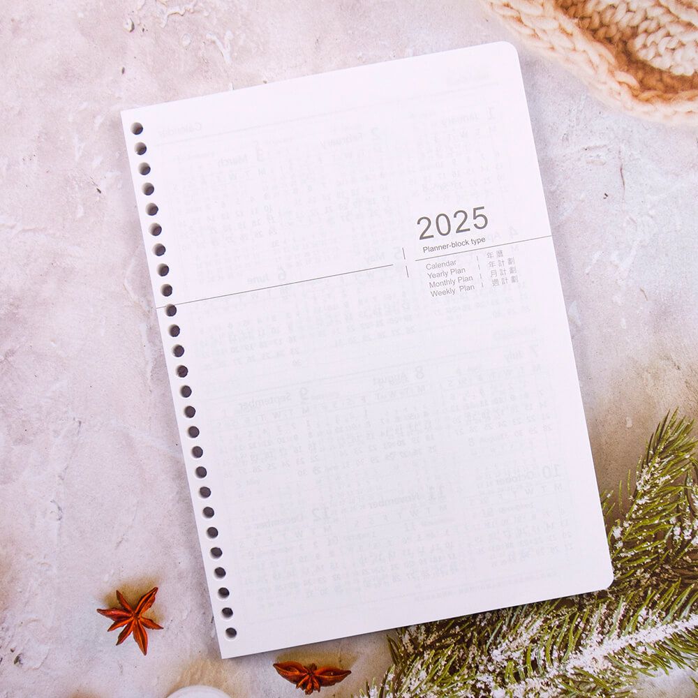CONIFER 2025年16K直式週誌內頁/補充式內頁★適用26孔孔夾★