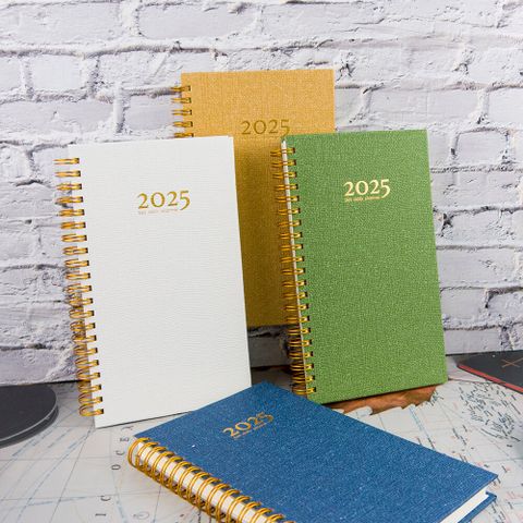 【conifer綠的事務】2025年40K苧麻雙線圈橫式週誌