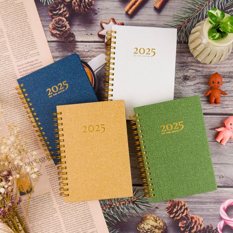 【conifer綠的事務】2025年50K苧麻雙線圈橫式週誌