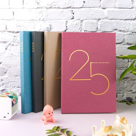 【conifer綠的事務】2025年32K年旅軟背精裝橫式週誌
