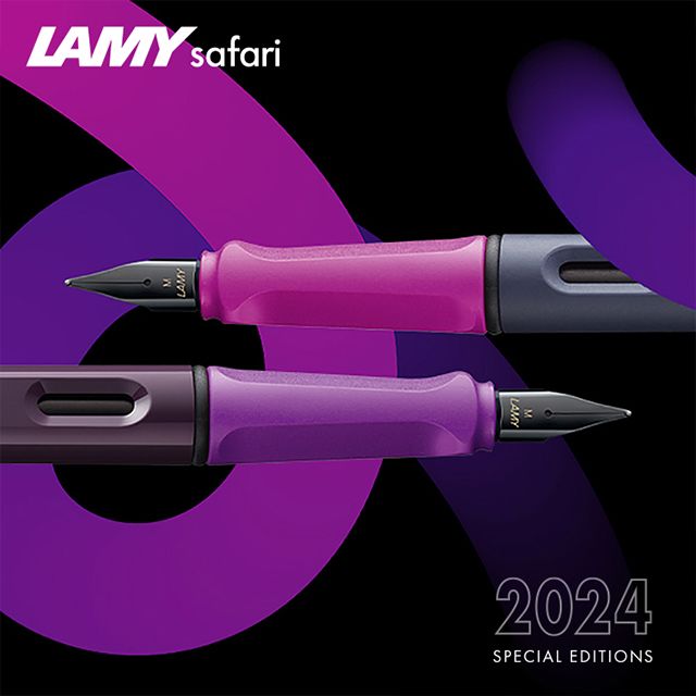 LAMY 	 SAFARI 系列 客製化 - 2024全球限量色20周年紀念款 - 黑莓紫羅蘭 鋼珠筆