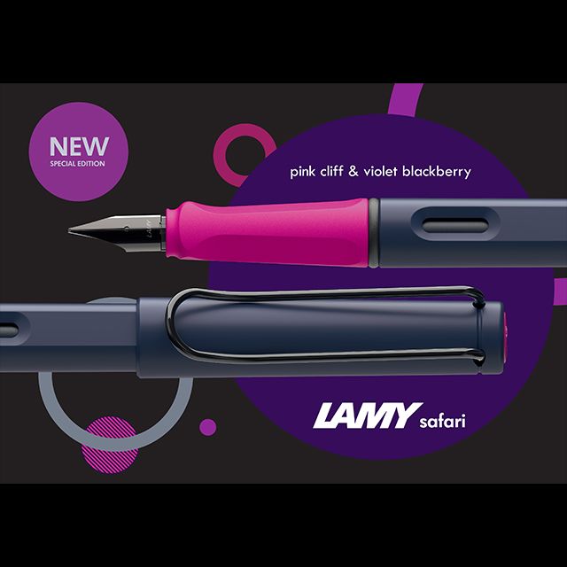 NEWSPECIAL EDITIONpink cliff & violet blackberryLAMY safari