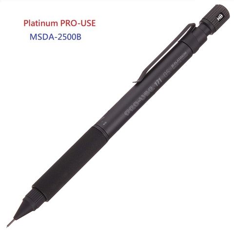 PLATINUM PRO USE自動鉛筆 0.5 171黑MSDA-2500