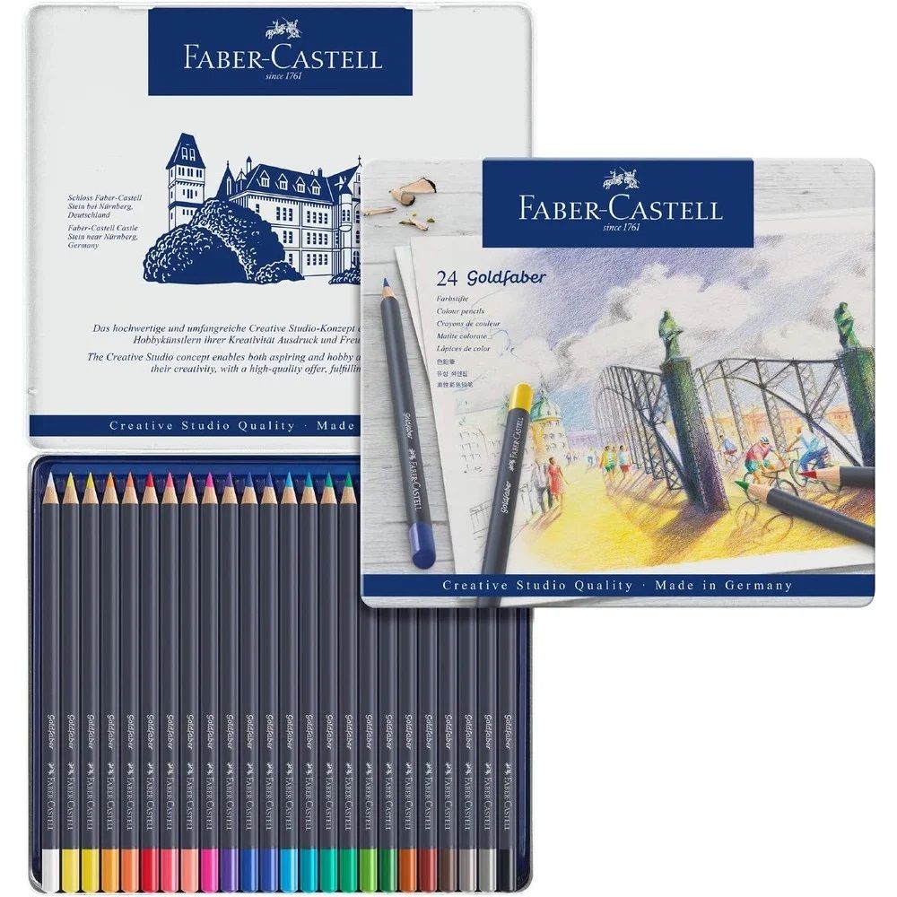 Faber-Castell 輝柏 創意工坊油性色鉛筆24色 *114724