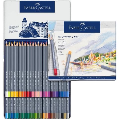 Faber-Castell 輝柏 創意工坊水彩色鉛筆48色 *114748