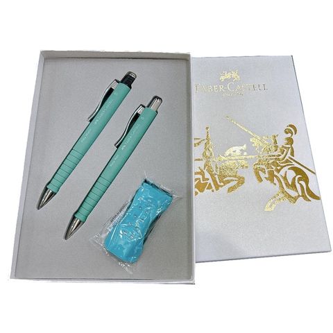 Faber-Castell 原子筆+自動鉛筆QQ滑順盒組