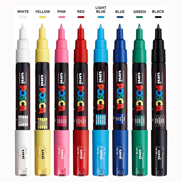 日本三菱uni POSCA PC-1Marker極細字水性單支麥克筆(10支) - PChome 24h購物