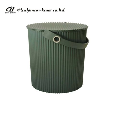 Hachiman-Kasei 八幡化成 Garden Tool Bucket園藝收納椅凳 軍綠 10L(Garden toolbucket-10L)