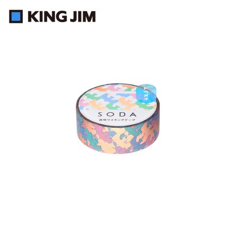 KING JIM SODA 透明卷狀膠帶