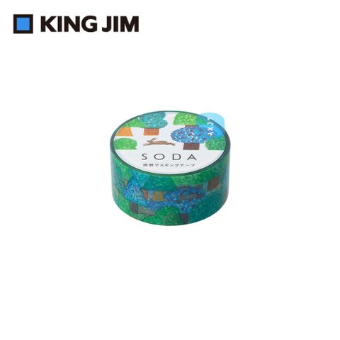 KING JIM SODA 透明卷狀膠帶