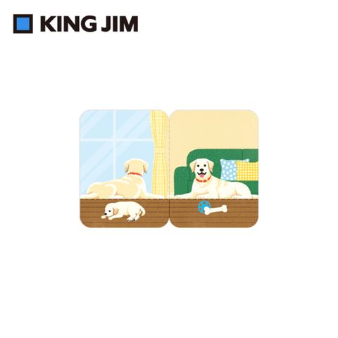 KING JIM 可站立便利貼 動物款M 柴犬 (3560-001)